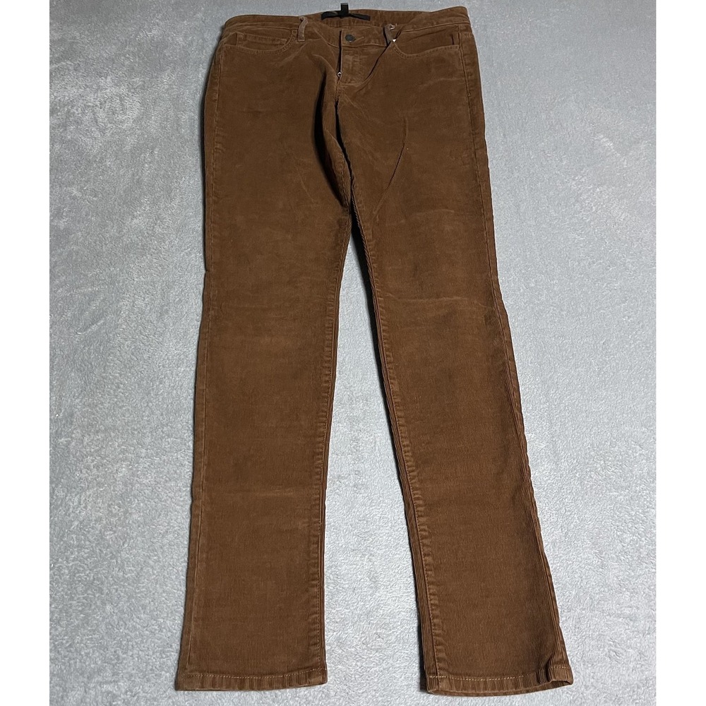 Joes Jeans Skinny Corduroy Brown Pants‎ Suede Pocket Boho Casual